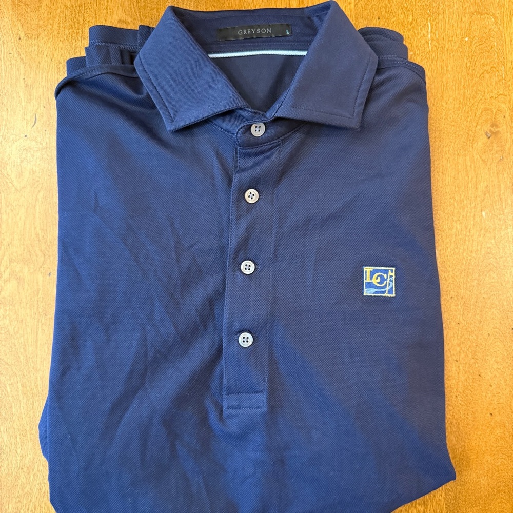 Greyson Blue Polo Shirt Classic Design